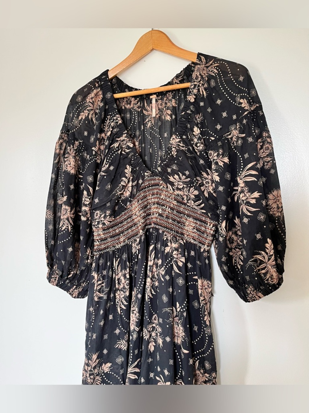 Free People Golden Hour Maxi Dress In Black Small - Picture 4 of 12